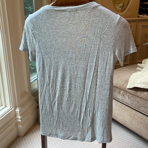 Splendid scoop neck draped t-shirt - Picture 4 of 5